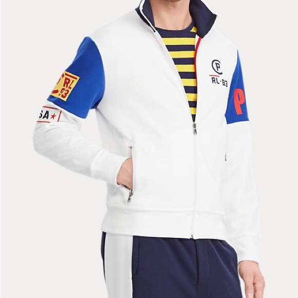 POLO RALPH LAUREN CP 93 Regatta Double-Knit Track Jacket Limited Edition L 14-16 - Picture 3 of 8